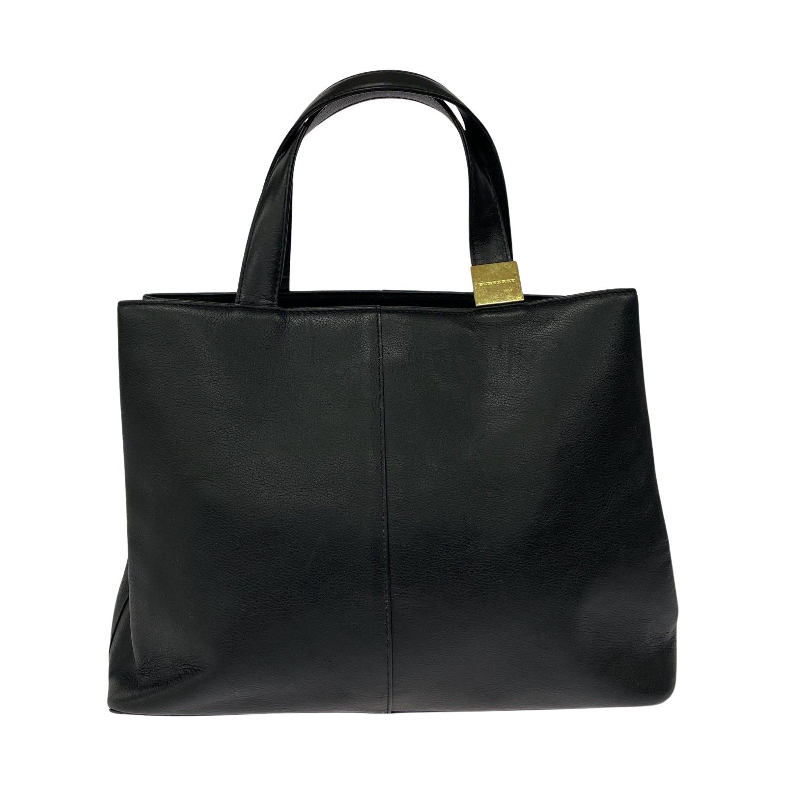 BURBERRY バーバリーハンドバッグ/ブラック - メルカリ BURBERRY バーバリーハンドバッグ/ブラック - メルカリ