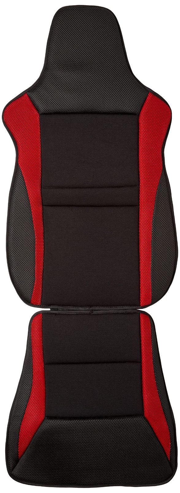 【特価商品】レーシングメッシュ 軽/普通車 シートカバー 前席フリーサイズ 抗菌防臭レッド ボンフォーム(BONFORM) 4077-91RE