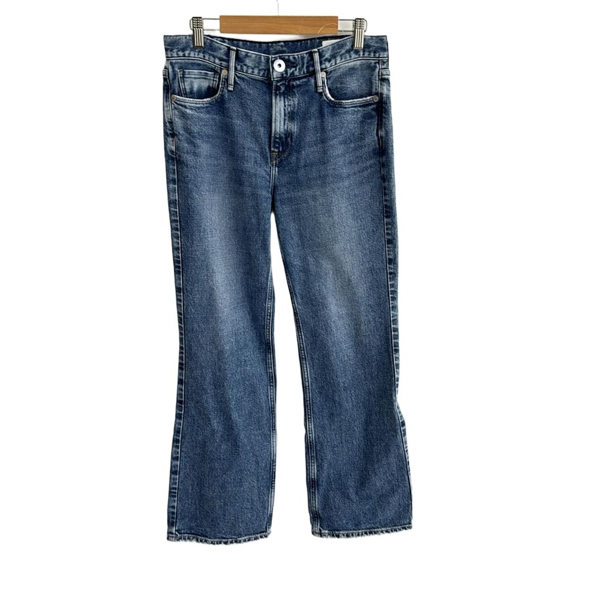 upper hights アッパーハイツ ジーンズ サイズ24 レディース - ブルー フルレングス|ダメージ加工