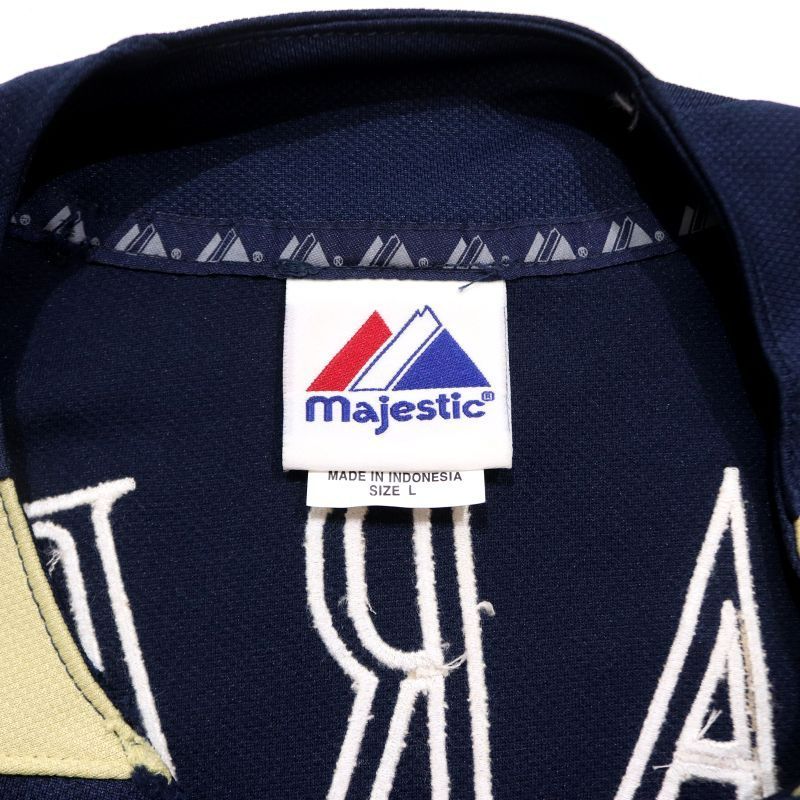 マジェスティック ミルウォーキー・ブルワーズ サテンジャケット/MLB