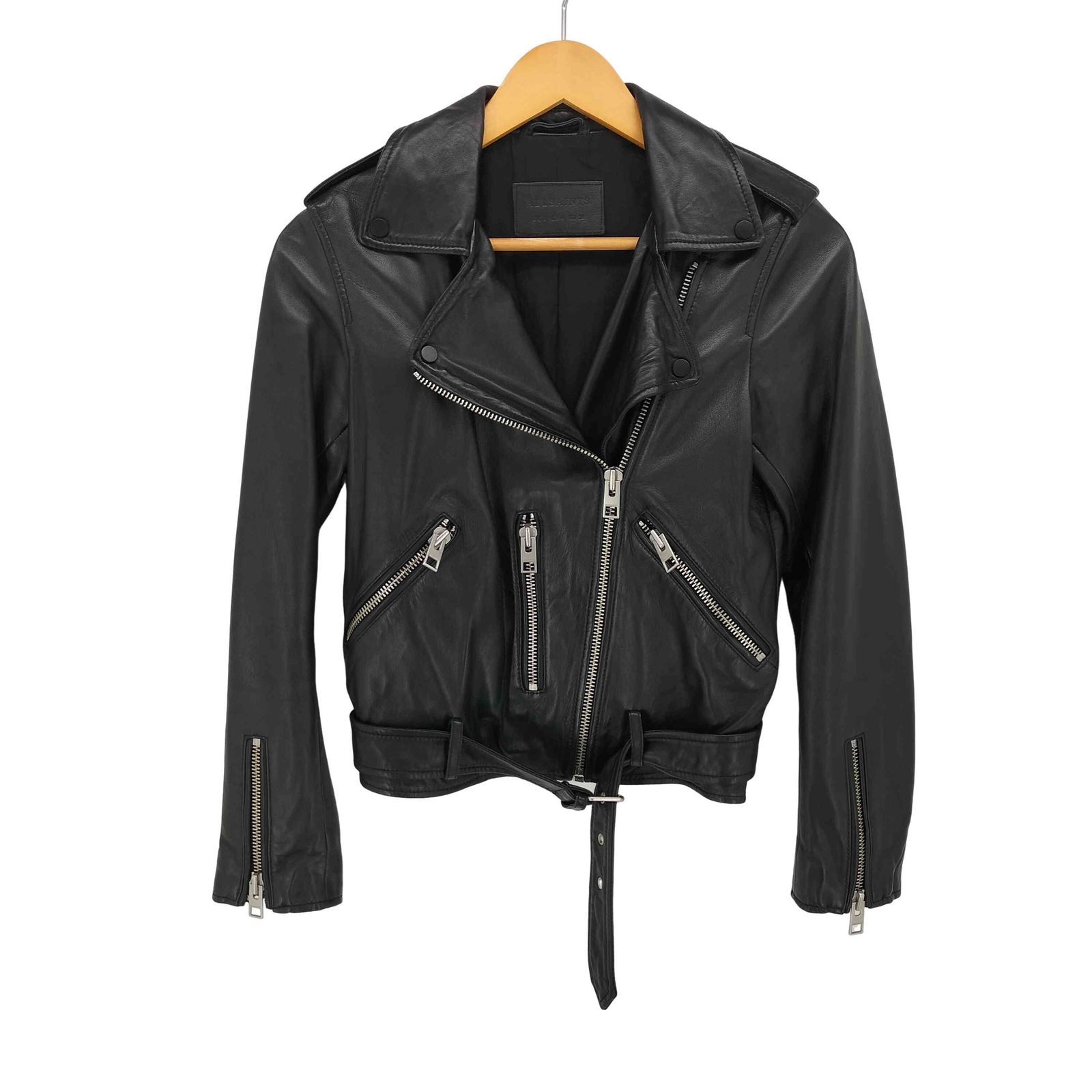 オールセインツ ALLSAINTS BALFERN BIKER ラムレザー ダブル
