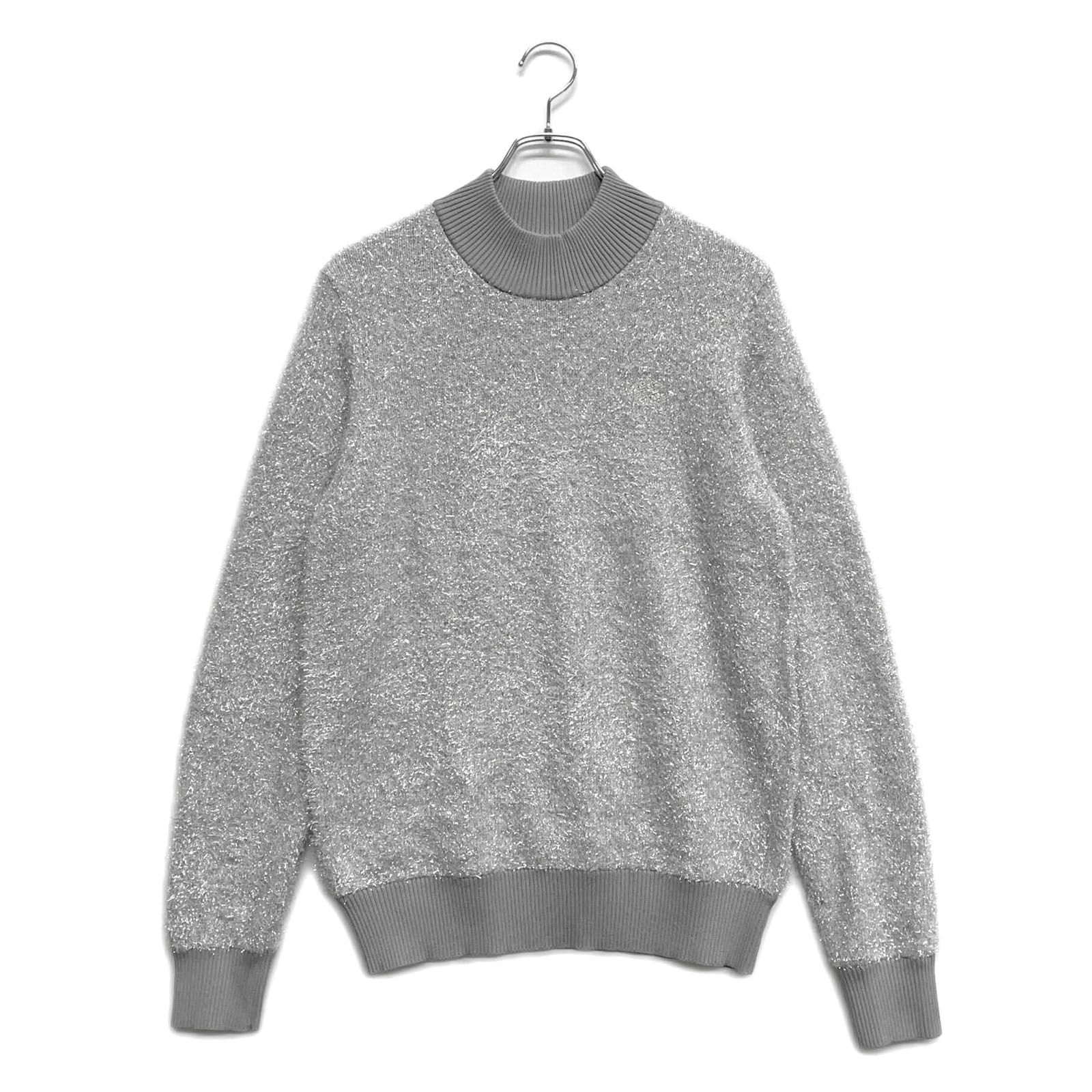 レディース セントアンドリュース StANDREWS セーター L グレー シルバー ニット 長袖