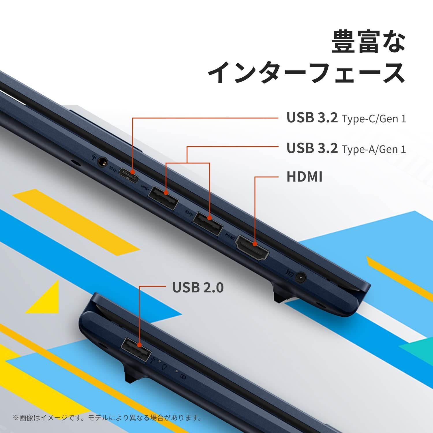 ASUS ノートパソコン Vivobook 17 X 1704 VA 17.3型 インテル Core i 5 1334 U メモリ16 GB SSD 512 WPS Office搭載 Windows 11 バッテリー駆動 7.9時間 重量 Office互換ソフト カードリーダー PC周辺機器人気