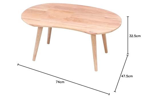 不二貿易 ローテーブル センターテーブル 幅74×奥行47.5×高さ32.5cm