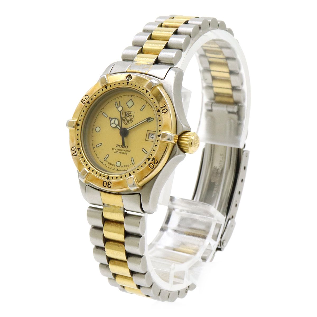 【正規品】タグホイヤー 2000 プロ 974.008 QZ レディース 腕時計 楽天市場】TAGHEUER(タグホイヤー）974.008 プロフェッショナル