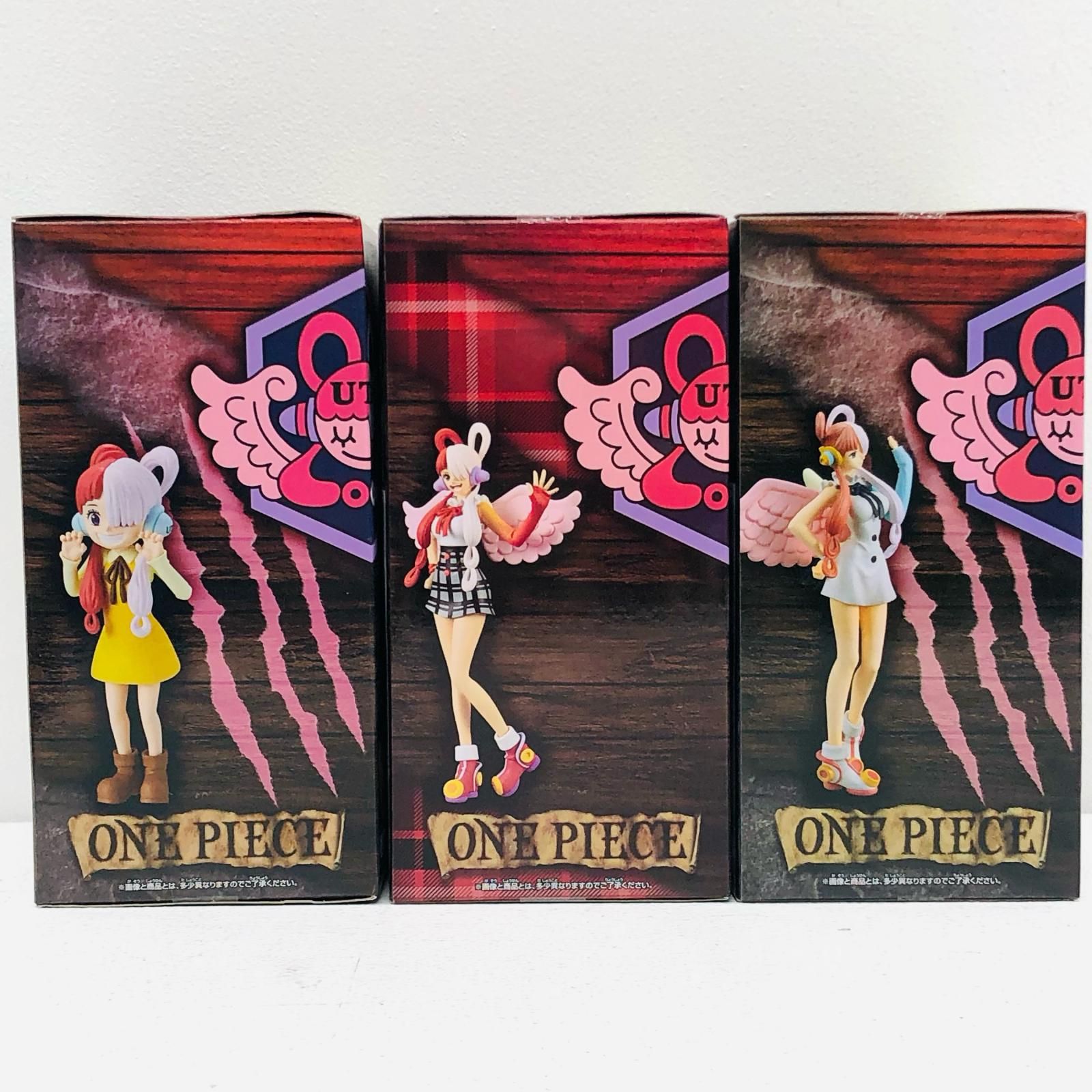 ワンピース　FILM RED DXF ウタ　フィギュア　3体セット ONE PIECE DAY online store限定 ウタ 3体セット DXF -THE