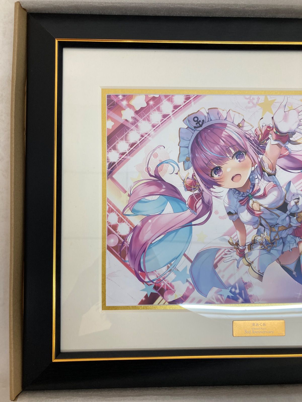 広店】湊あくあ 3rd Anniversary 複製原画 活動三周年記念【718