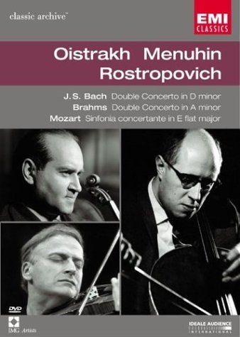 【】Oistrakh Menuhin & Rostropovich : Bach Brahms & Mozart (EMI Classic Archive) [DVD] [Import]