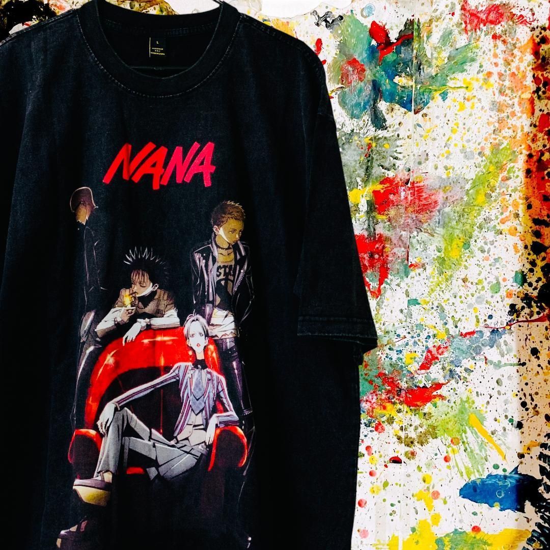 NANA 漫画 リプリント Tシャツ 半袖 メンズ 新品 個性的 <!-利用不可