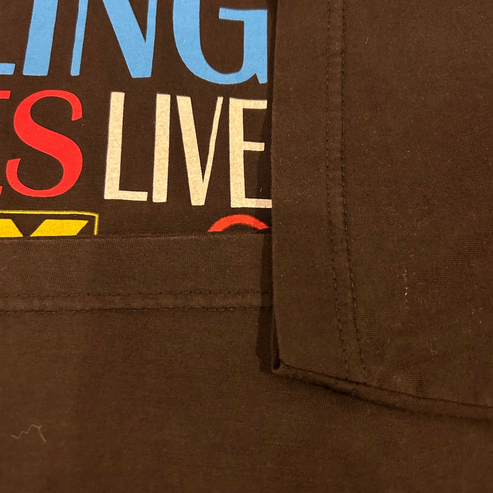 A216】90s BROCKUM Dead stock The Rolling Stones band T-shirt 