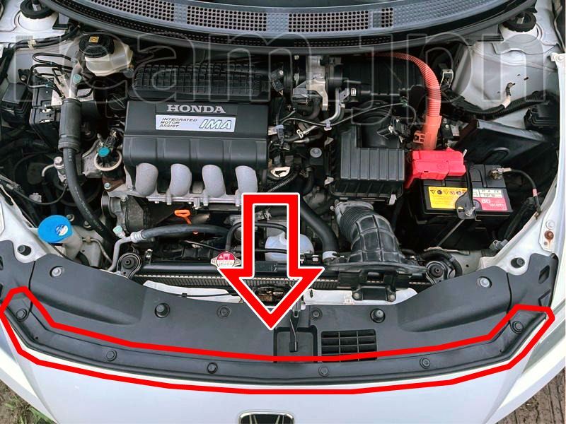 新品 ホンダ純正 CR-Z ZF2 フロントバンパーセンターシール ラバー