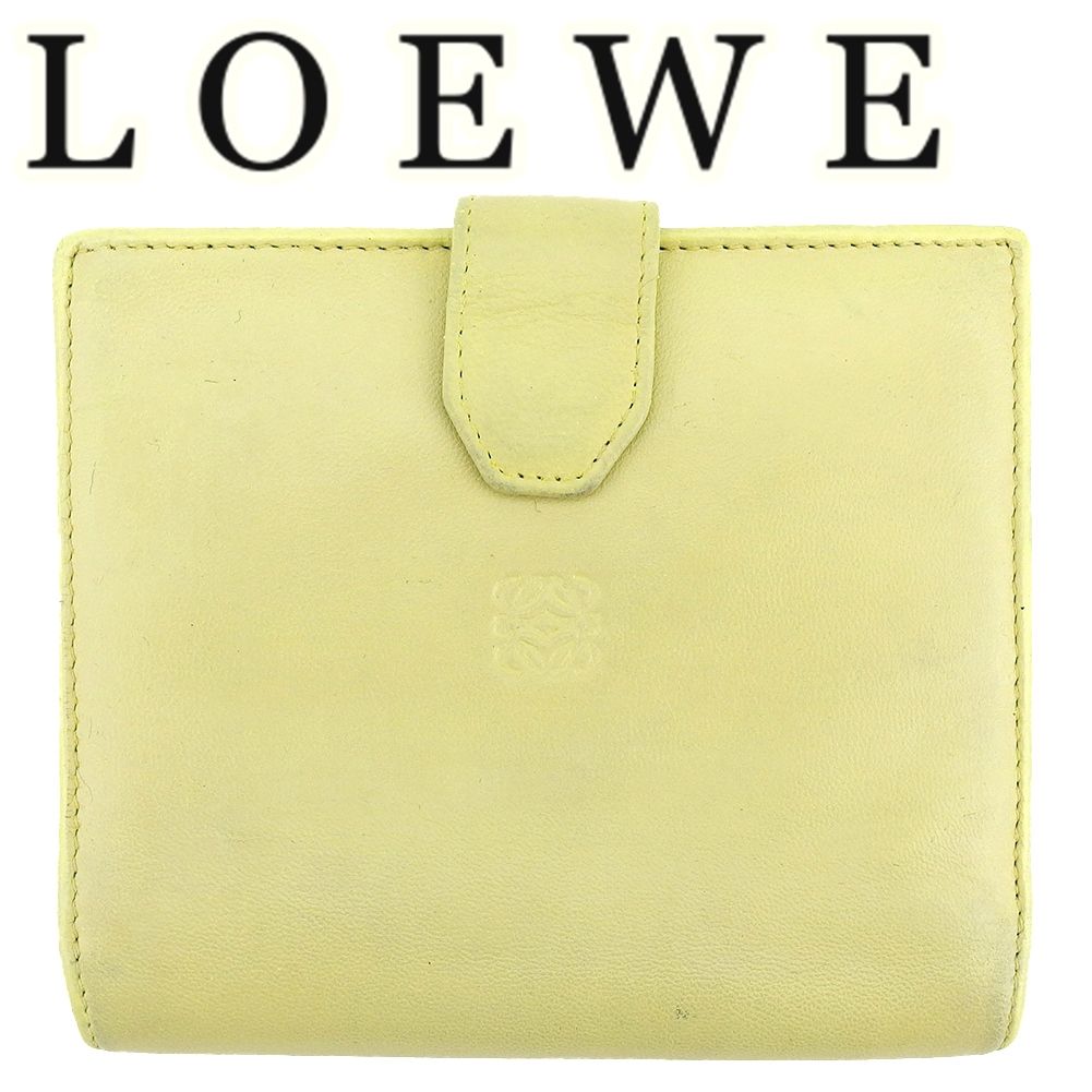 LOEWE 二つ折り財布 イエロー 楽天市場】LOEWE ロエベ 財布 二つ折り財布 折財布 シグネチャー