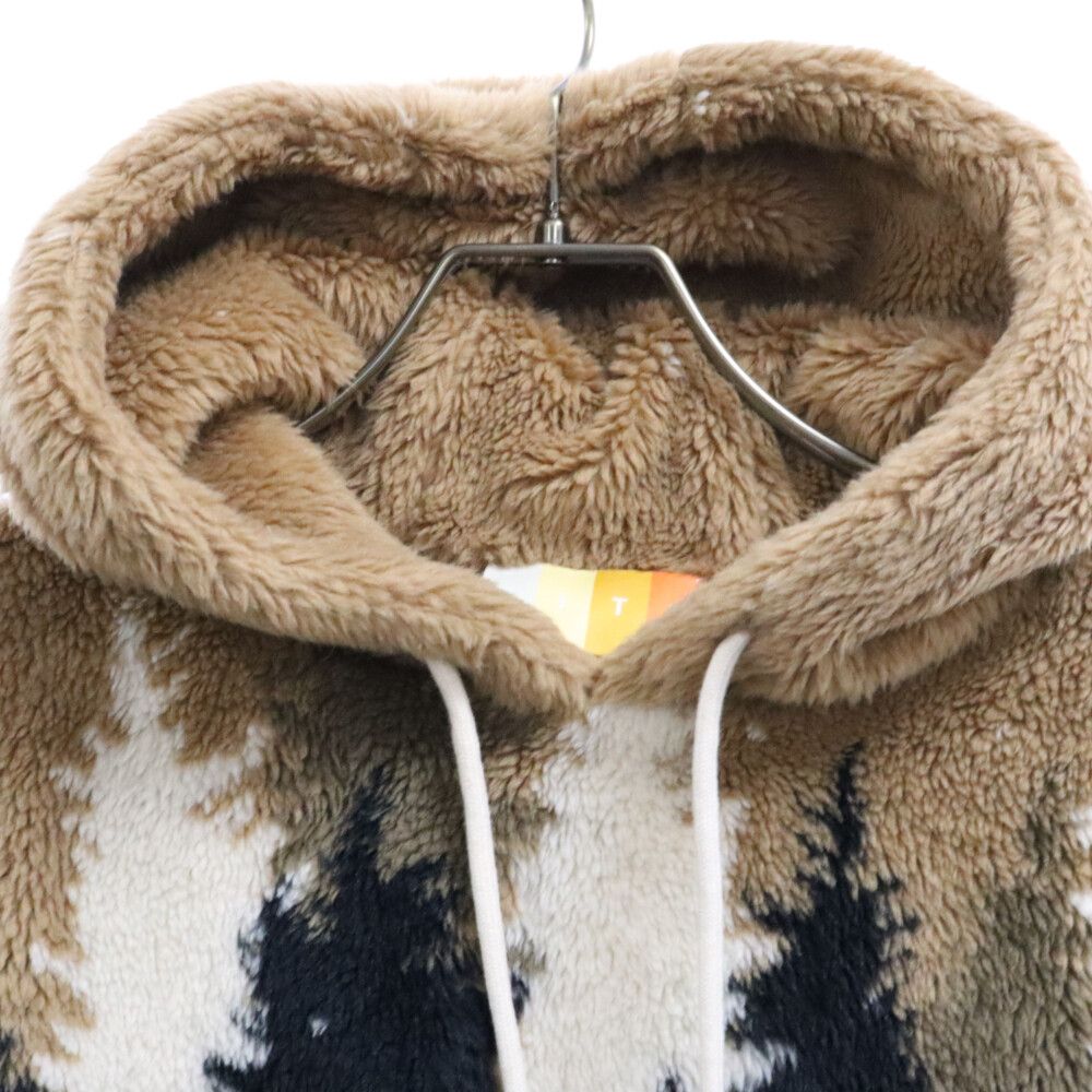 KITH (キス) 22AW Merrick Wolves Sherpa Hoodie ウルフデザイン