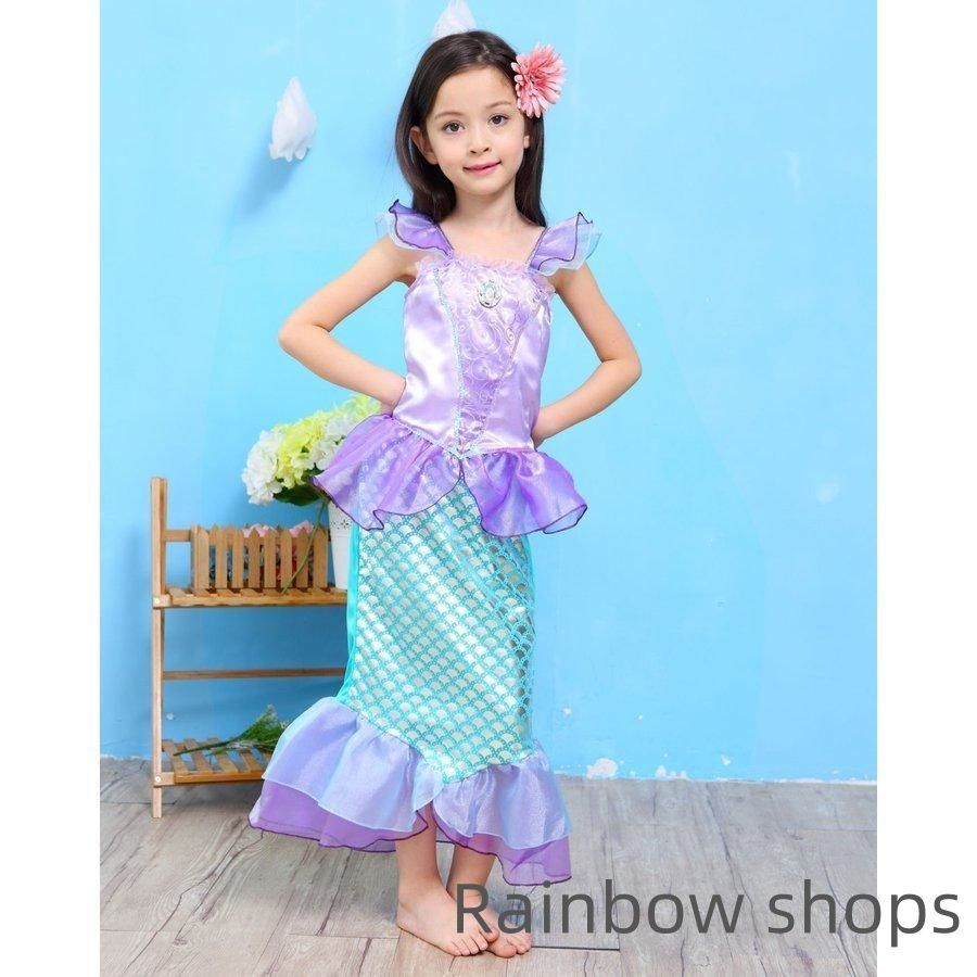 新品未使用】子供服 プリンセスドレス 人魚姫 リトルマーメイド  