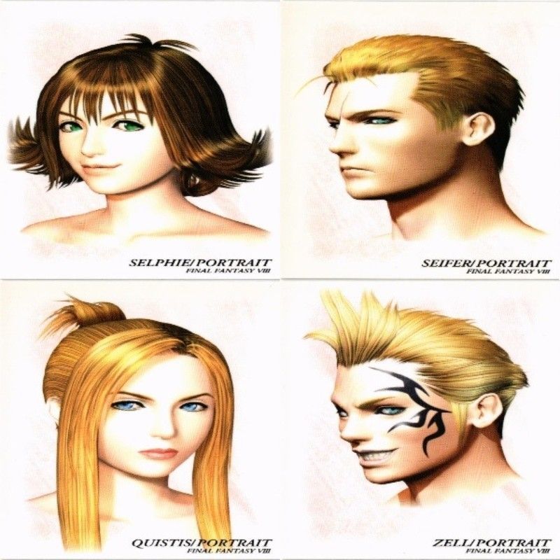 fy7 d-14 セルフィ サイファー キスティス ゼル FF8 ファイナル