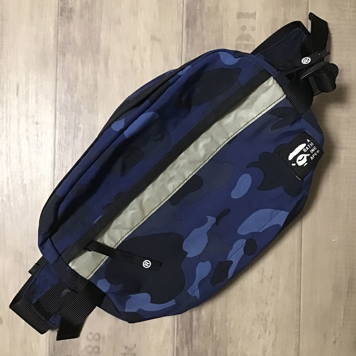 Blue camo ウエストバッグ a bathing ape BAPE waist bag エイプ 