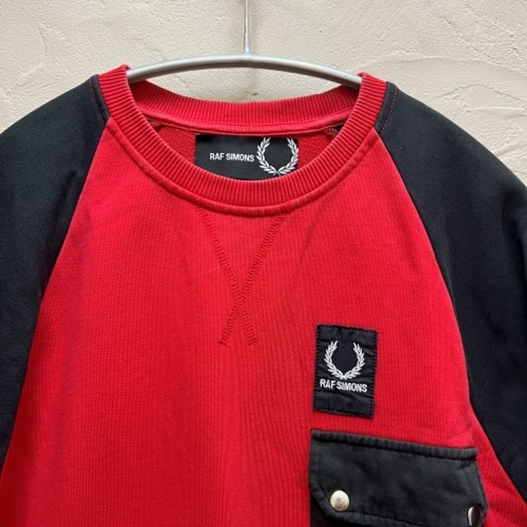 FREDPERRY✖️RAF SIMONS カラーブロックスウェット RAF SIMONS×FRED PERRY ラフシモンズ×フレッドペリー カラー