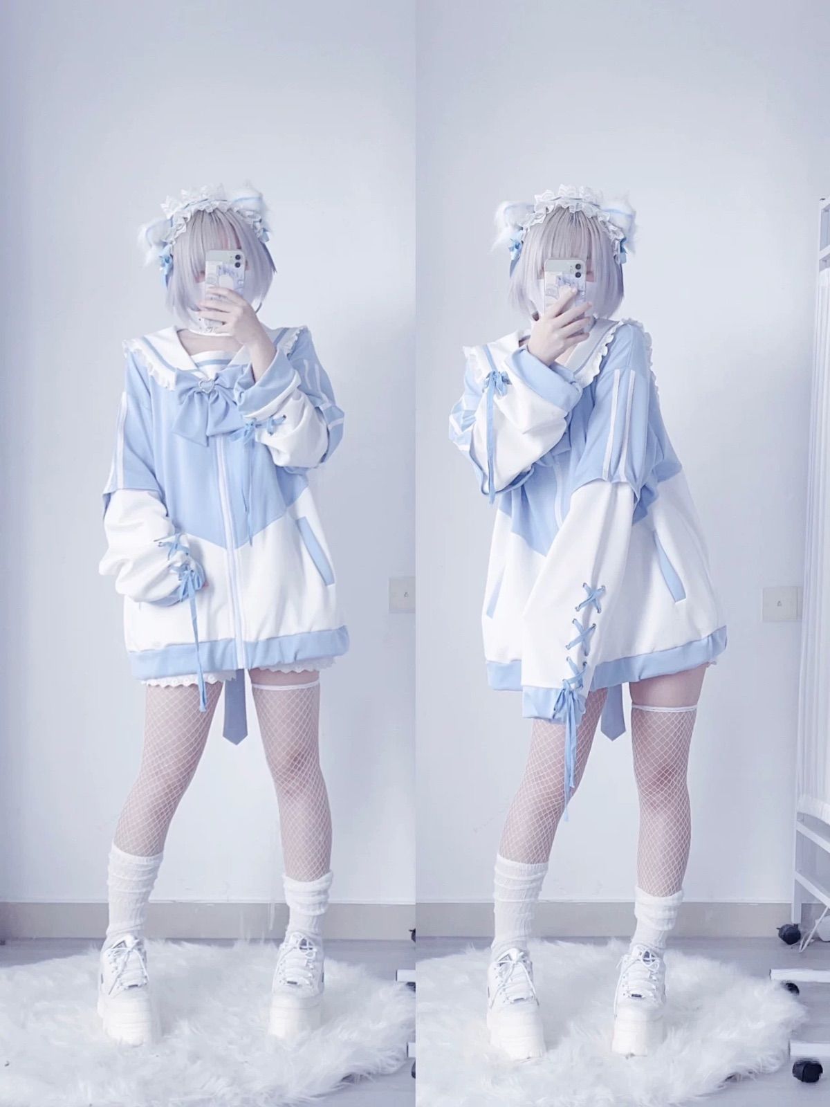 すとぷり　ころん　缶バッチ　アリツア　等身　旗持ち　白衣装 すとぷり ころん 缶バッチ アリツア 等身 旗持ち 白衣装 さとみくん