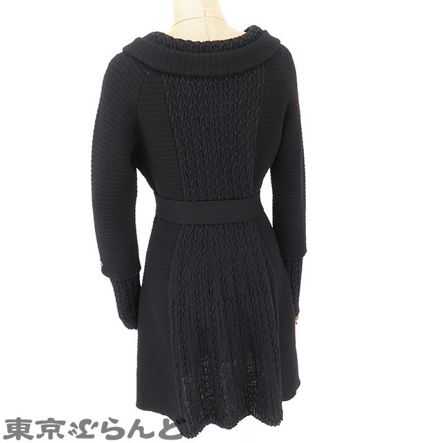 シャネル CHANEL ニットワンピース 長袖 P50101K06319 ブラック