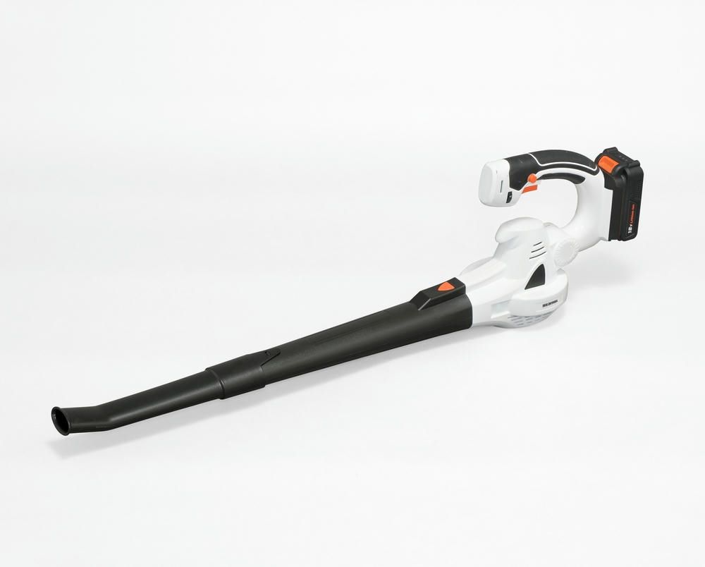 アイリスオーヤマ 共通バッテリーシリーズ 充電式ブロワー 18V バッテリー付属 除雪機 50分稼働 風量調節6段階 192km h ロングノズルと角度調節で楽ちん コードレス ホワイト IRIS OHYAMA JB181