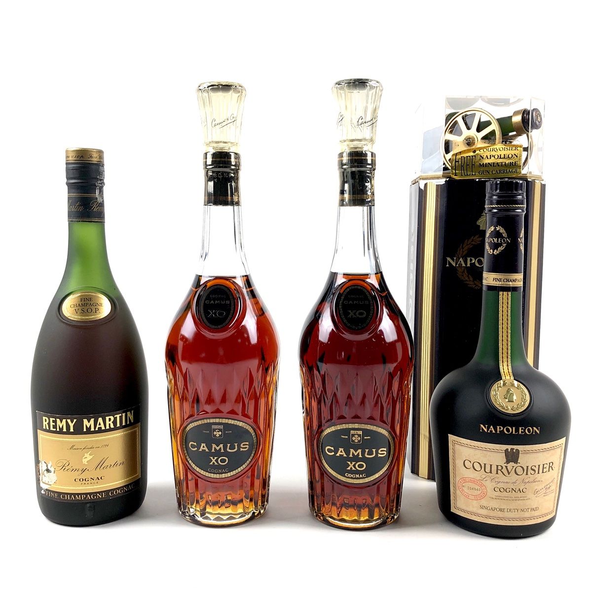 4本 REMY MARTIN CAMUS COURVOISIER コニャック 700ml ブランデー