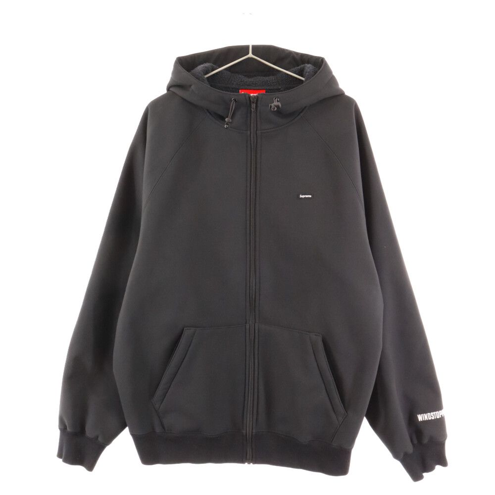 SUPREME (シュプリーム) 18AW Windstopper Zip Up Hooded Sweatshirts ウィンドストッパー  インナーボアジップアップパーカー ブラック - メルカリ