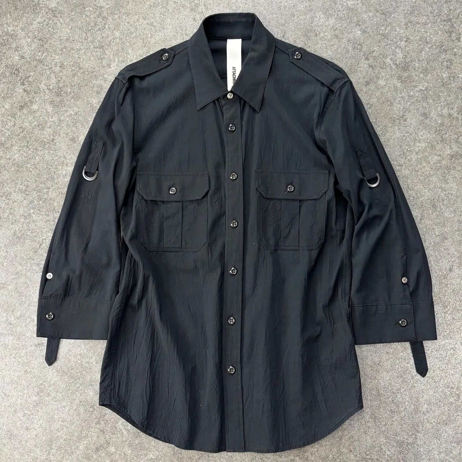 日本製 y2k ATTACHMENT アタッチメント 七分袖 シャツ お兄系