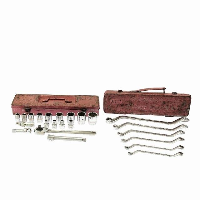 サイズも豊富。 品 2セット KTC ロングメガネレンチセット M256 10.12 12.14 14.17 17.19 19.21 23.26 ソケットレンチセット B3013R109065 【本物保障】