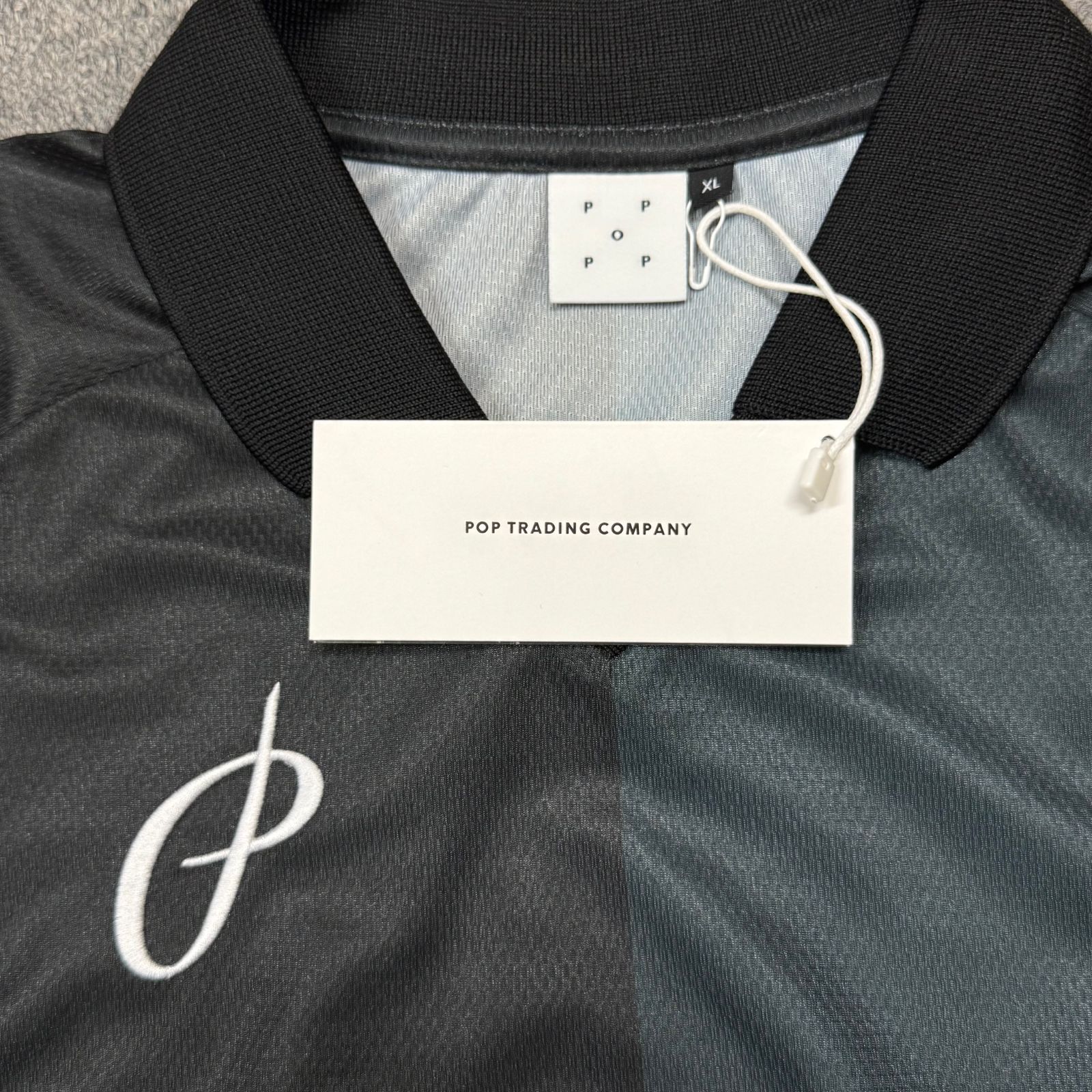 参考上代25300円 未使用品 POP TRADING COMPANY striped sportif 