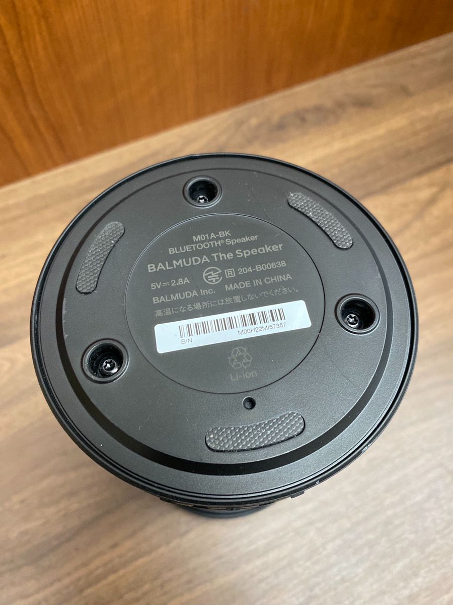 バルミューダ BALMUDA M01A-BK ワイヤレススピーカー - メルカリ