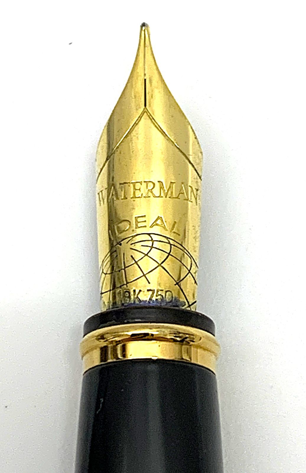 美品‼️WATERMAN ウォーターマン 万年筆 ゴールド 18K 750 刻印 ウォーターマン 万年筆 18K刻印あり 【公式通販】