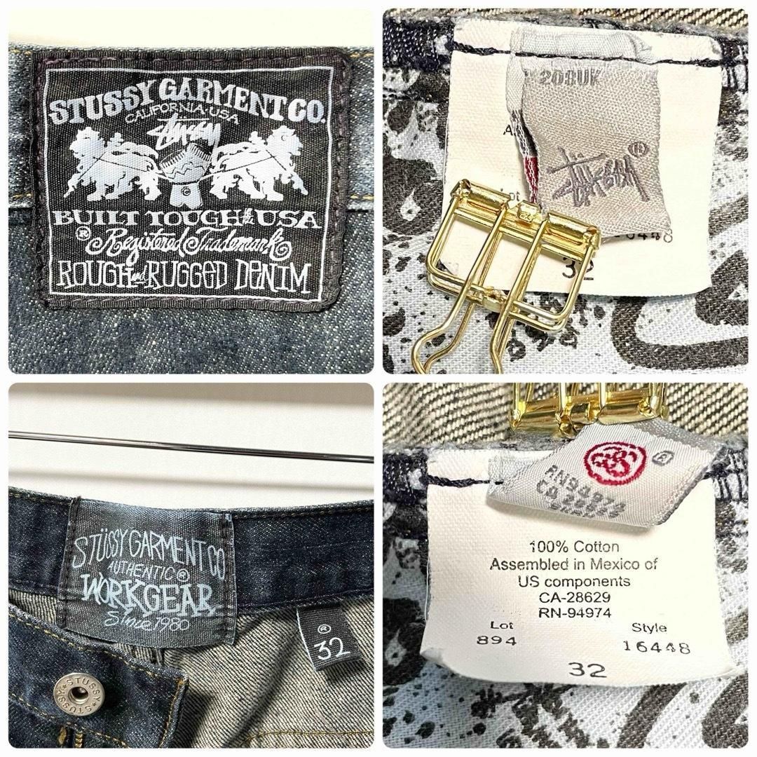 STUSSY ステューシー デニムパンツ ジーパン 90s 90年代 ヴィンテージ