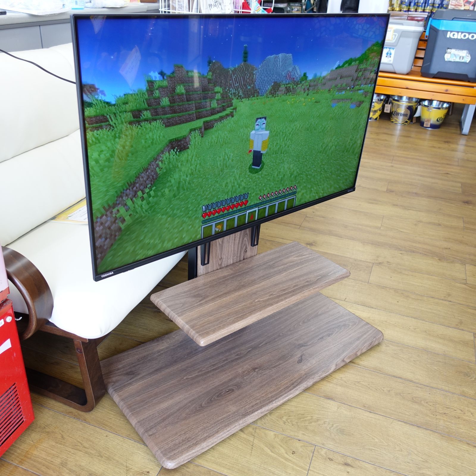 TVスタンド付き! 20年製 43インチ 4K液晶テレビ VOD対応 43c340x