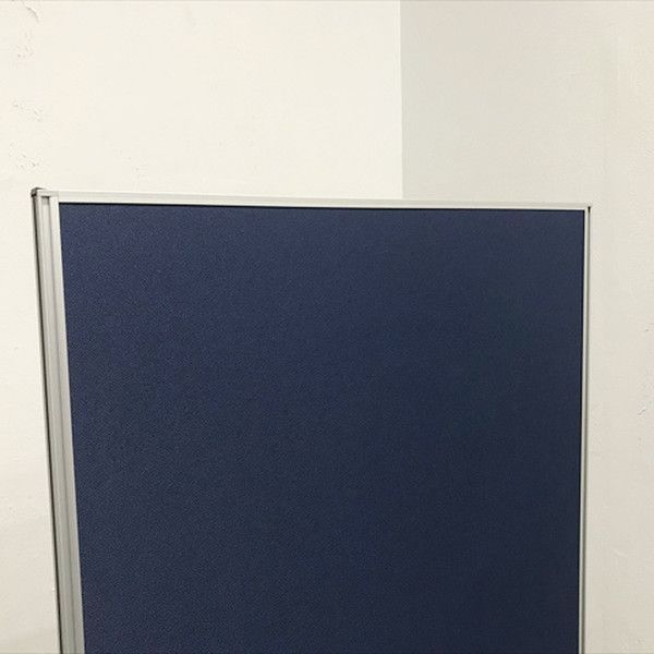 パーティション 自立式 キャスター付 パーテーション ブルー