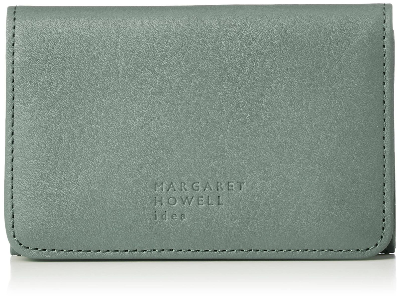 ブルーグレー マーガレット ハウエル アイデア 名刺入れ ダウナー ブルーグレー