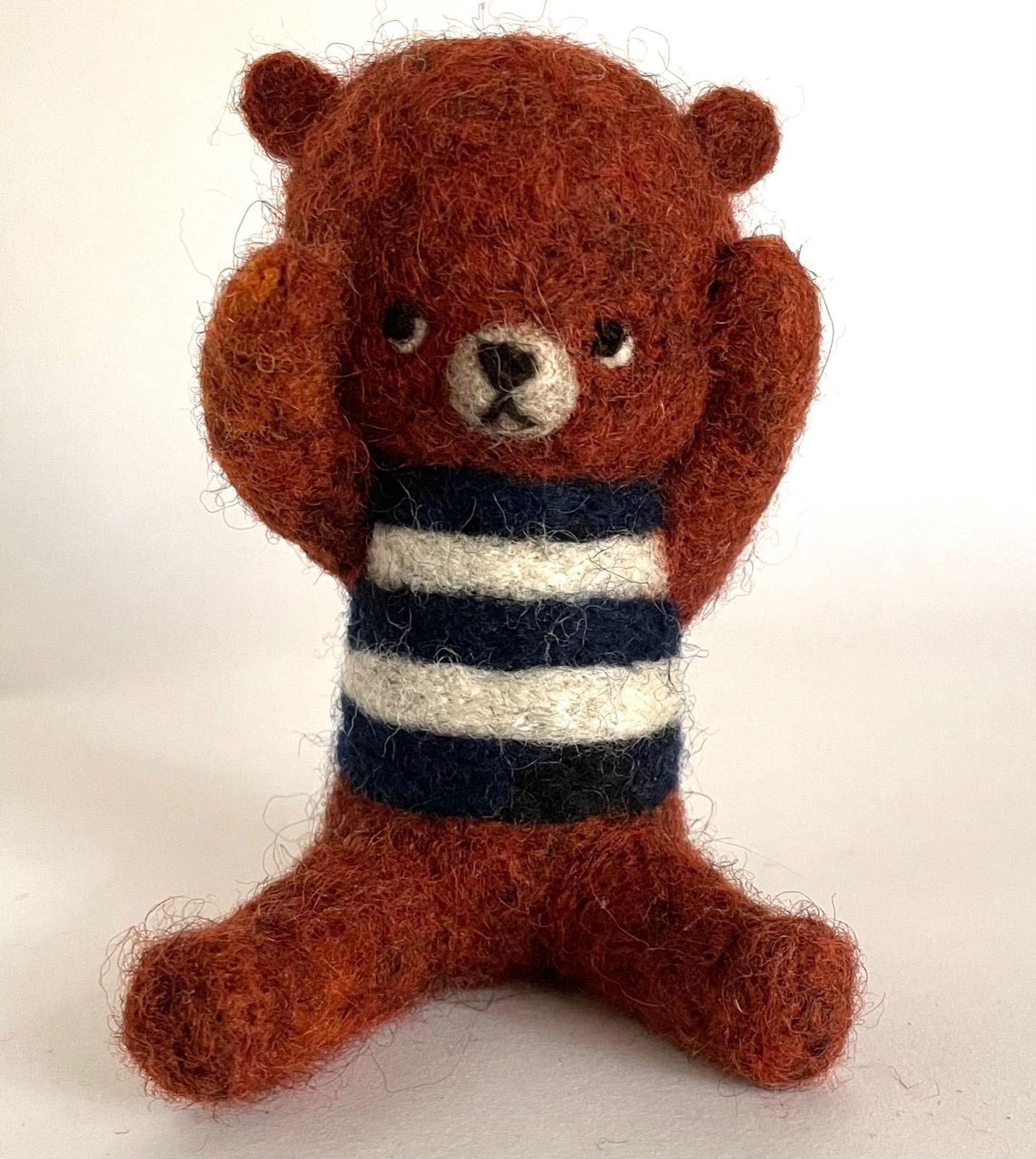 確認用】☓☓のくまさん✽羊毛フェルト ✽確認用✽】レトロオレンジの