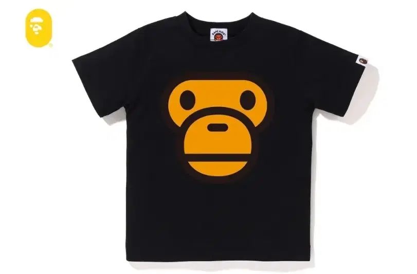 A BATHING APE アベイシングエイプ キッズ 130 ベビー マイロ フェイス 半袖T