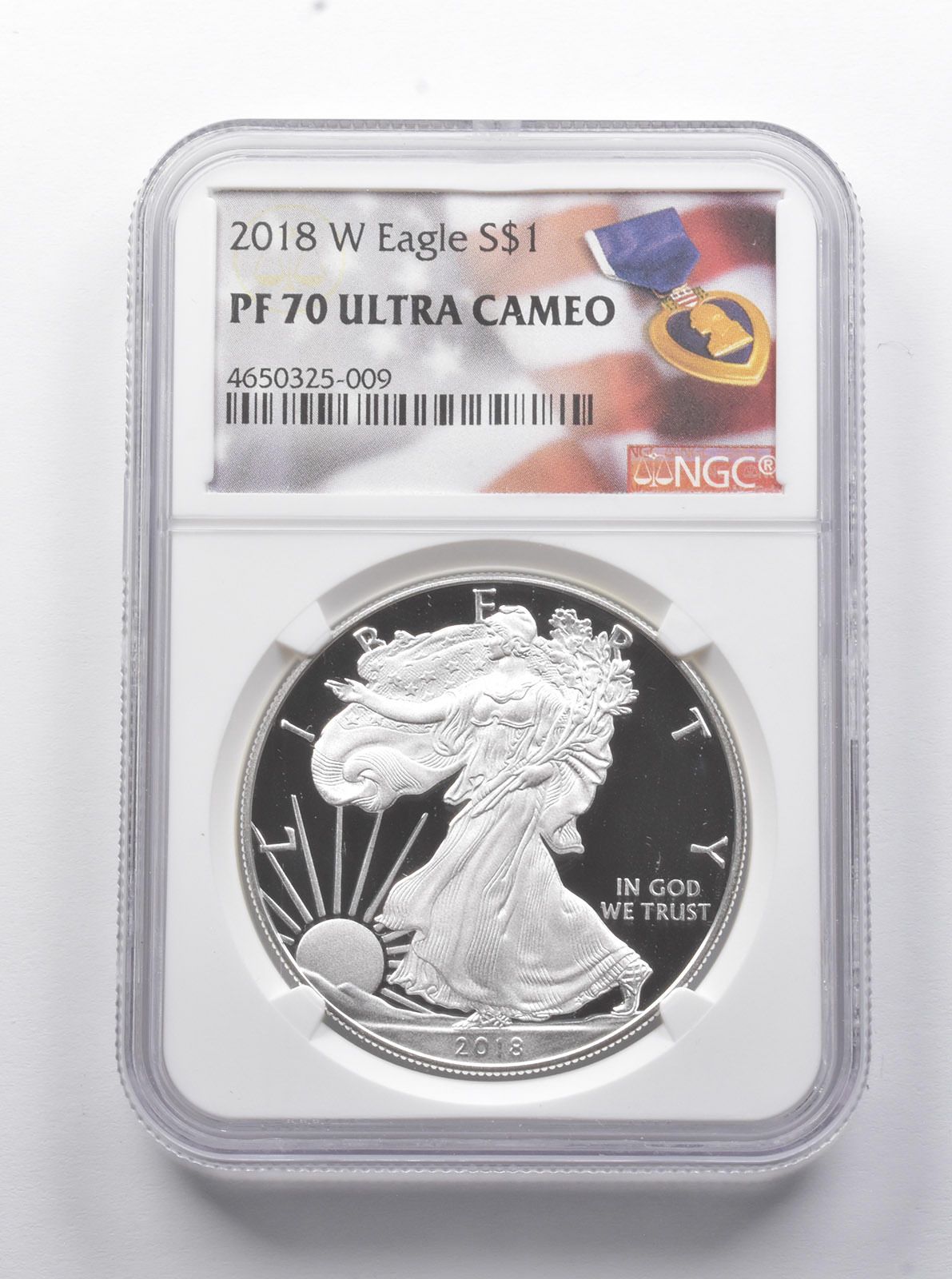 PF70 UCAM 2018W アメリカンシルバーイーグル NGC