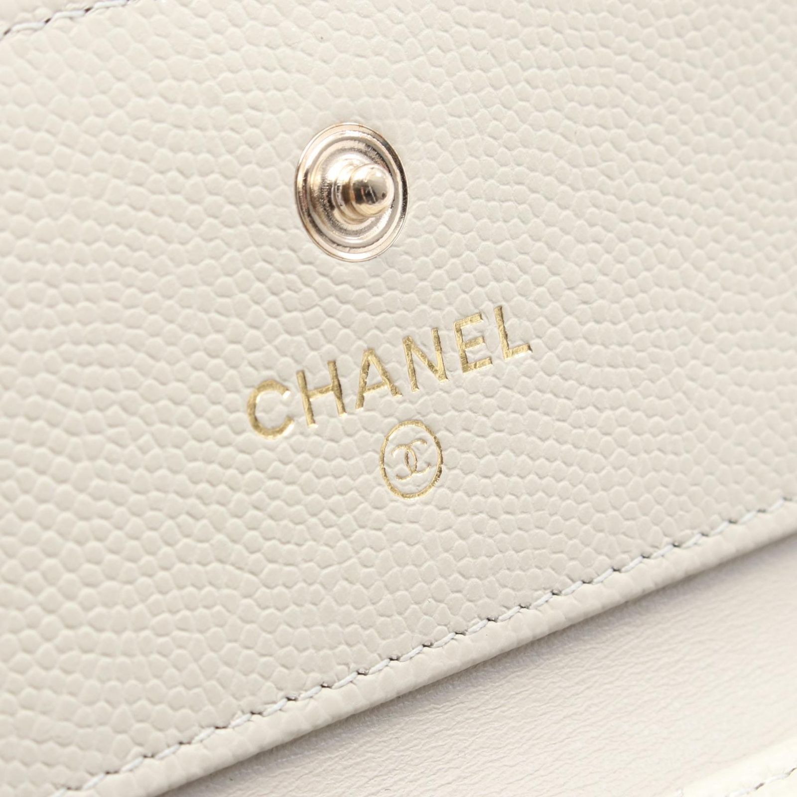 CHANEL シャネル マトラッセ スモールフラップウォレット 三つ折り長  