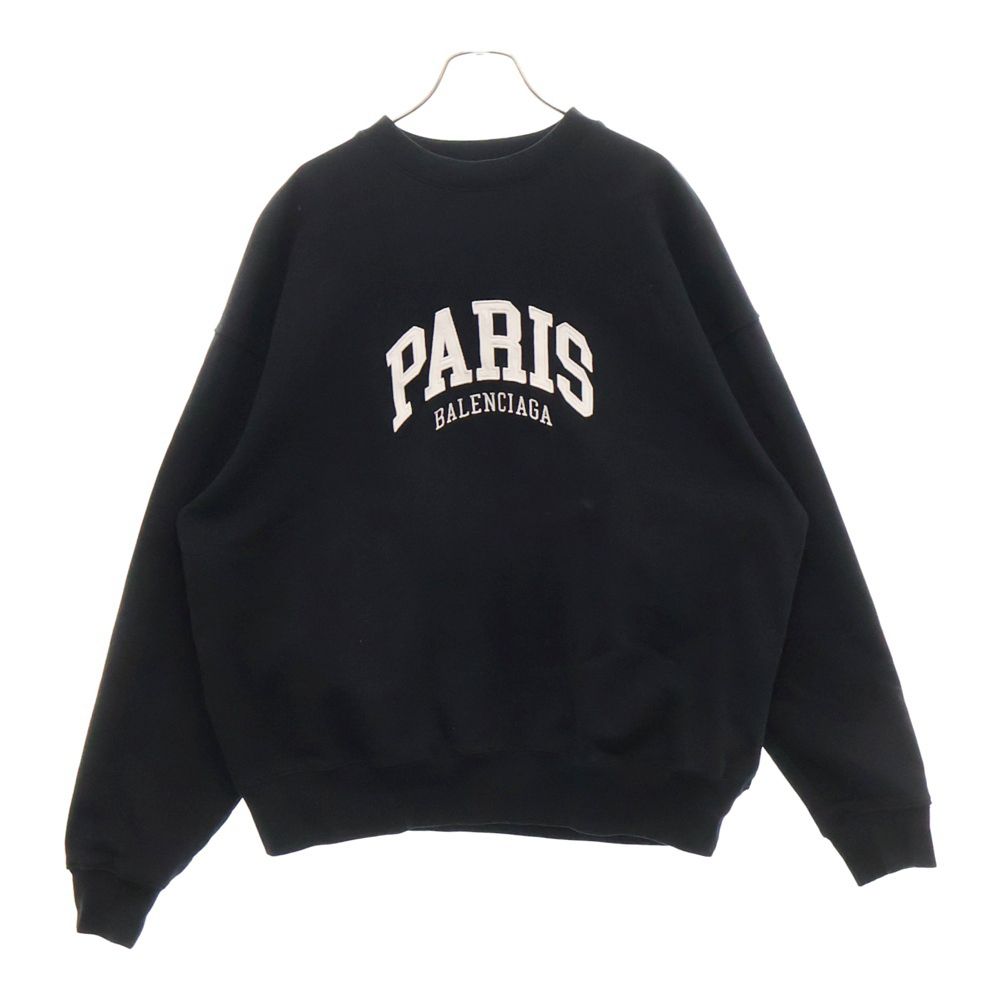 BALENCIAGA ロゴ刺繍 クルーネックスウェット
