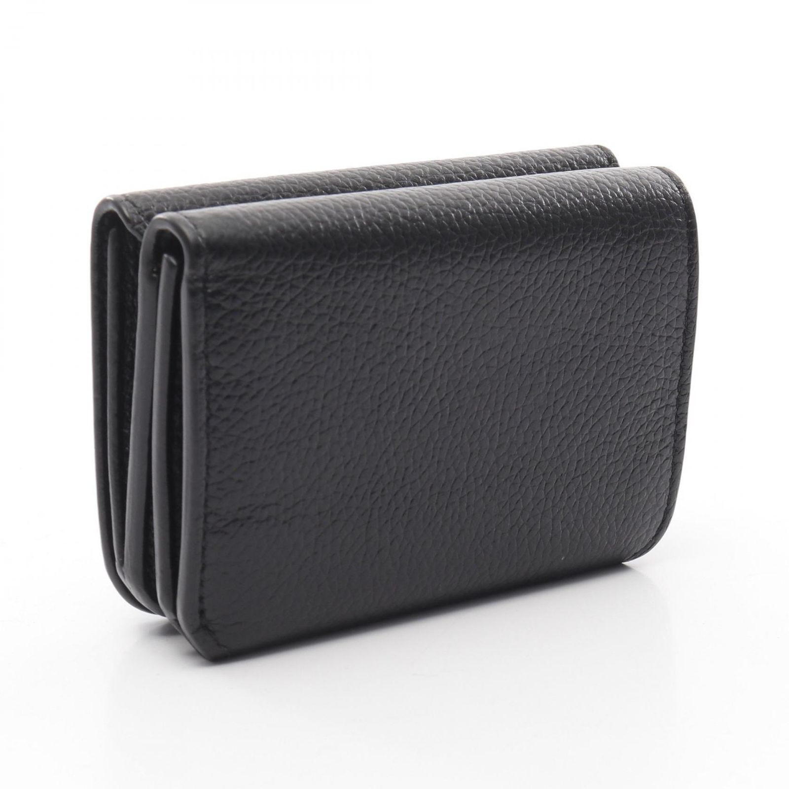 バレンシアガ 三つ折り財布 ミニウォレット エブリデイ レザー