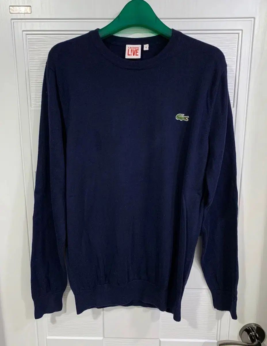 【雷市場（ポンジャン）商品韓国直送】 LACOSTE(ラコステ) ネイビー ニット セーター 4 （ 100 ) サイズ