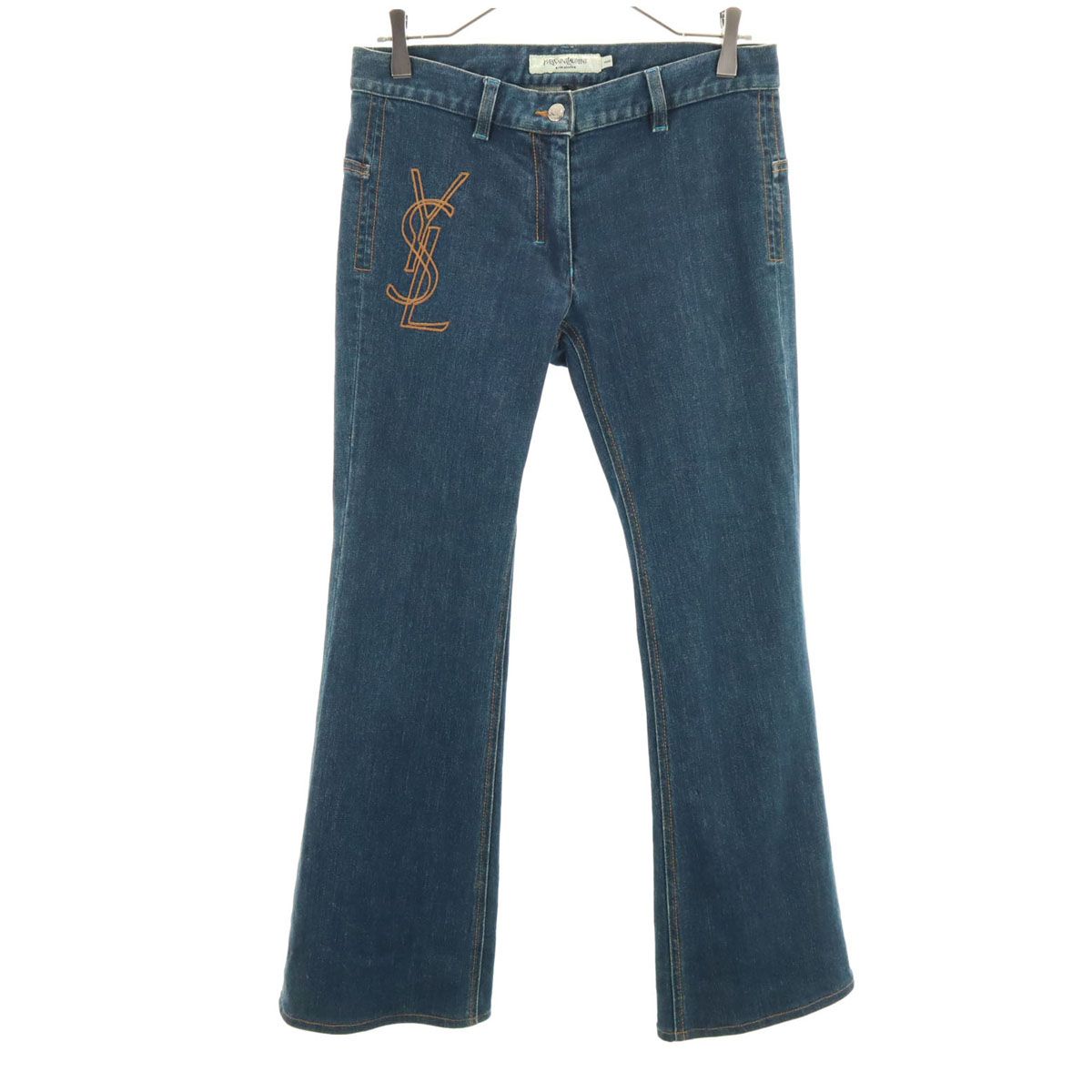 Yves Saint Laurent ブーツカット フレア デニム Saint Laurent サンローラン ハイウエスト ブーツカットジーンズ