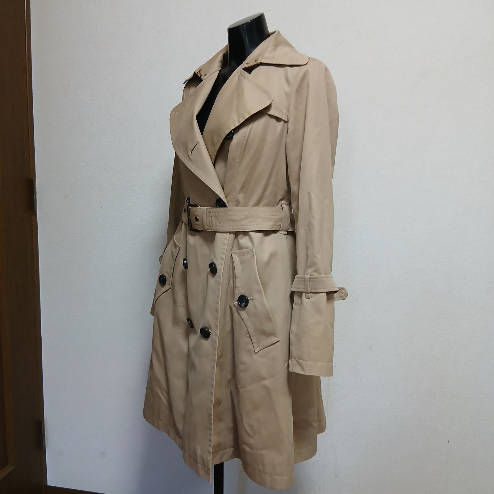 BURBERRY BLUE LABEL バーバリー ブルーレーベル トレンチコート ライナー付き ベージュ 38