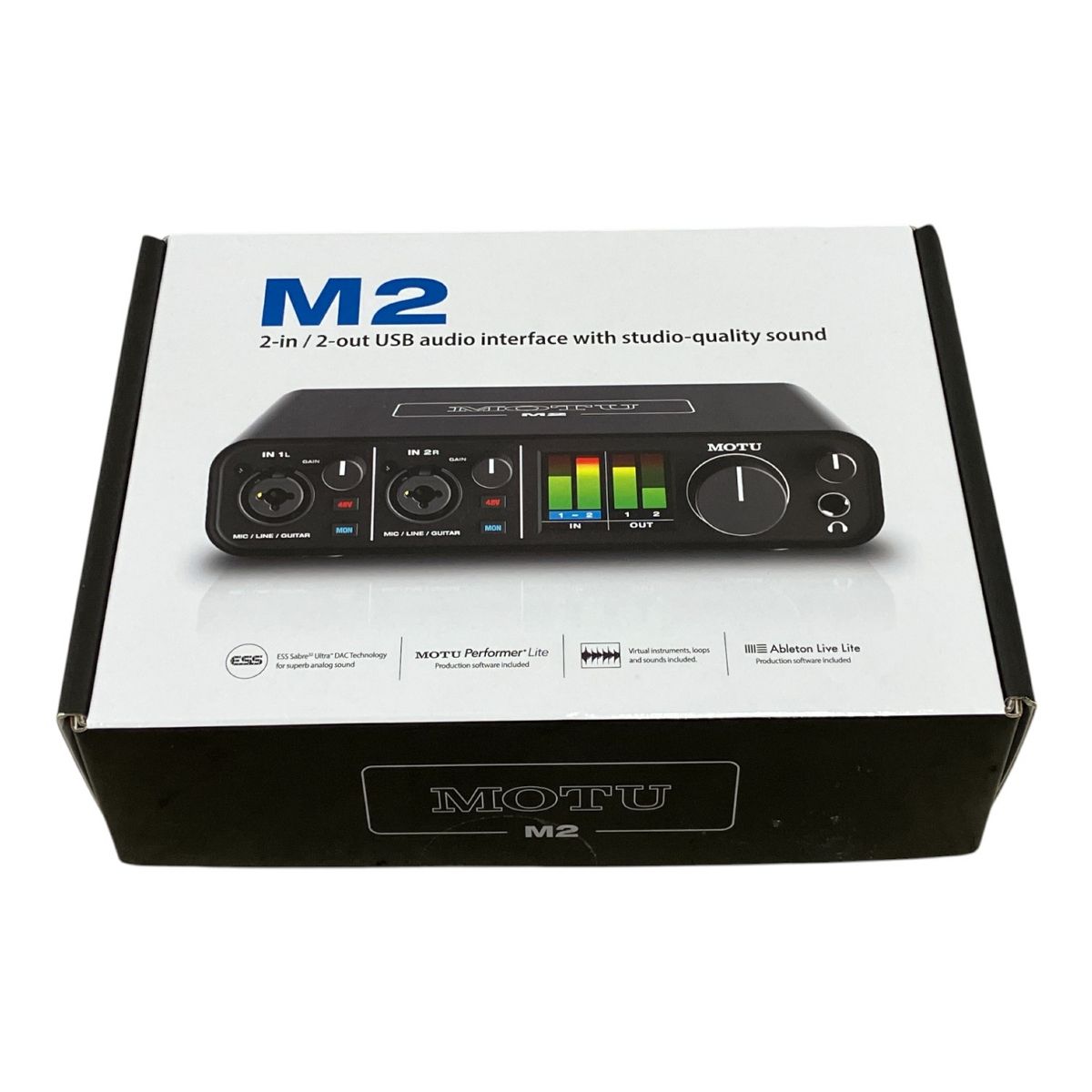 【新品未使用】MOTU M2 Amazon.co.jp: MOTU USB-Cオーディオ・インターフェース (M2