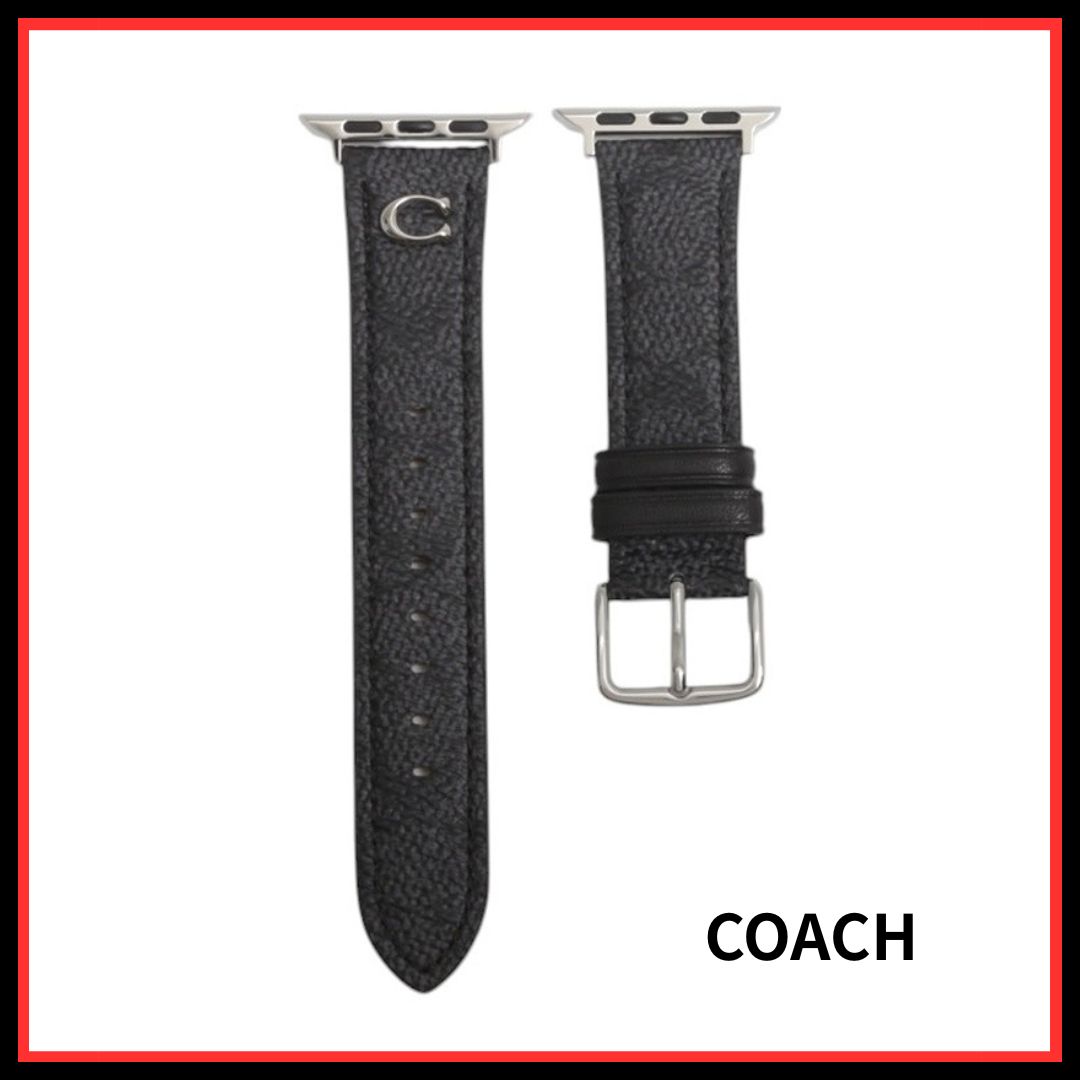 入荷 コーチ COACH アップルウォッチ バンド 替えベルト 14700288 レディース ブラック 正規