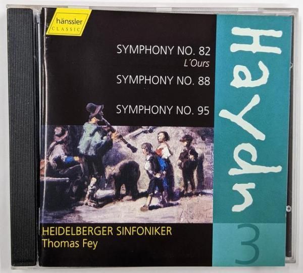 【中古CD】Symphonies 82 88 & 95／Haydn/Heidelberger Sinfoniker/Fey/ハイドン 中古CD】Symphonies 82 88 & 95／Haydn/Heidelberger Sinfoniker