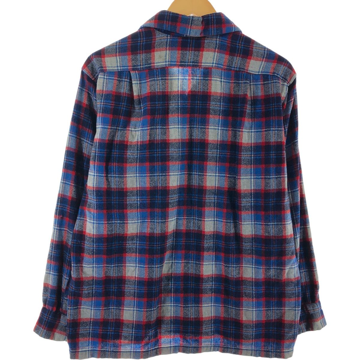 古着 70年代 ペンドルトン PENDLETON ボードシャツ オープンカラー