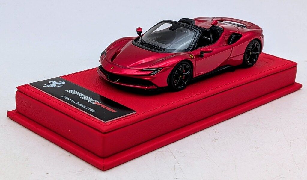 BBR MODELS 1|43Deluxe Ferrari SF90 Spider Gloss F1 2007 Red CDL359
