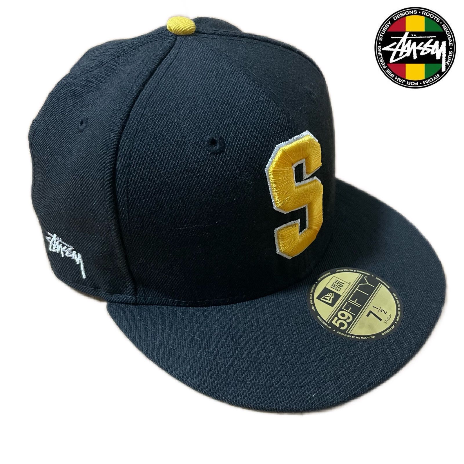 STUSSY×NEW ERA Big S Fitted キャップ 59.6cm - メリカルくんの